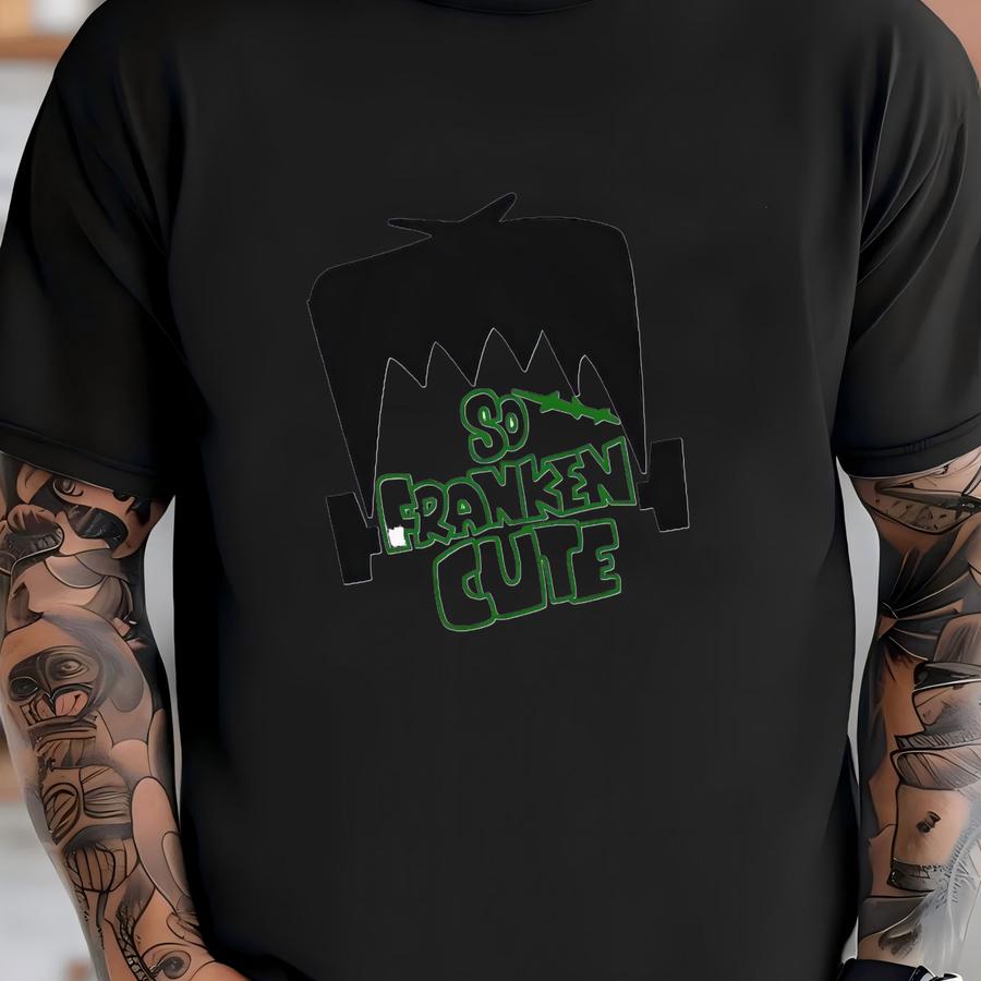Frankenstein Toddler Shirt - So Franken Cute Toddler Shirt - Cute Halloween Raglan T-shirt