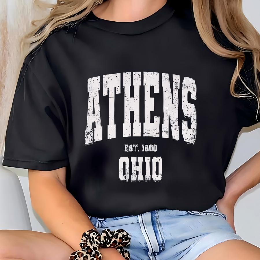 Athens, Ohio Sweatshirt. Athens, Oh Vintage Unisex Crewneck Sweatshirt. Yc T-shirt