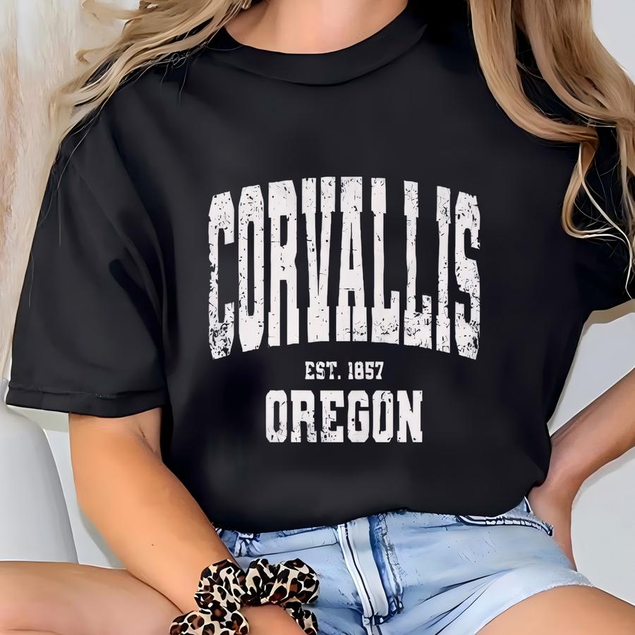 Corvallis, Sweatshirt. Corvallis, Or Vintage Unisex Crewneck Sweatshirt. Yc T-shirt