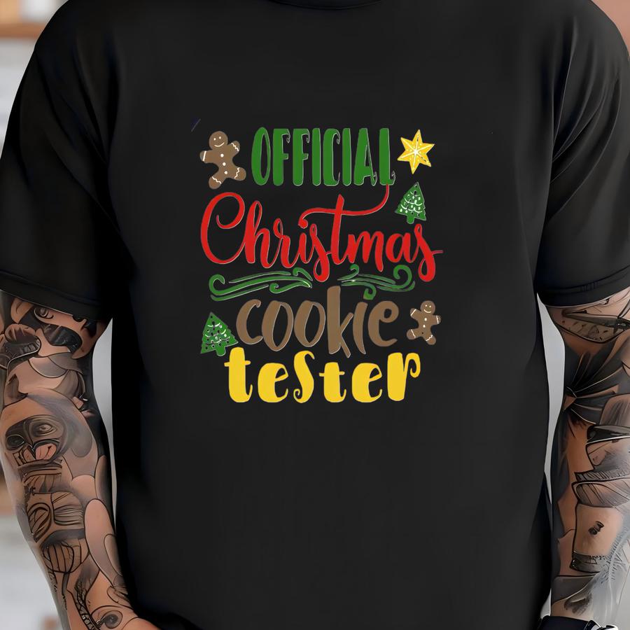 Christmas Cookie Tester Kids Shirt - Funny Christmas Toddler Shirt- Cute Cookie Tester Shirt T-shirt