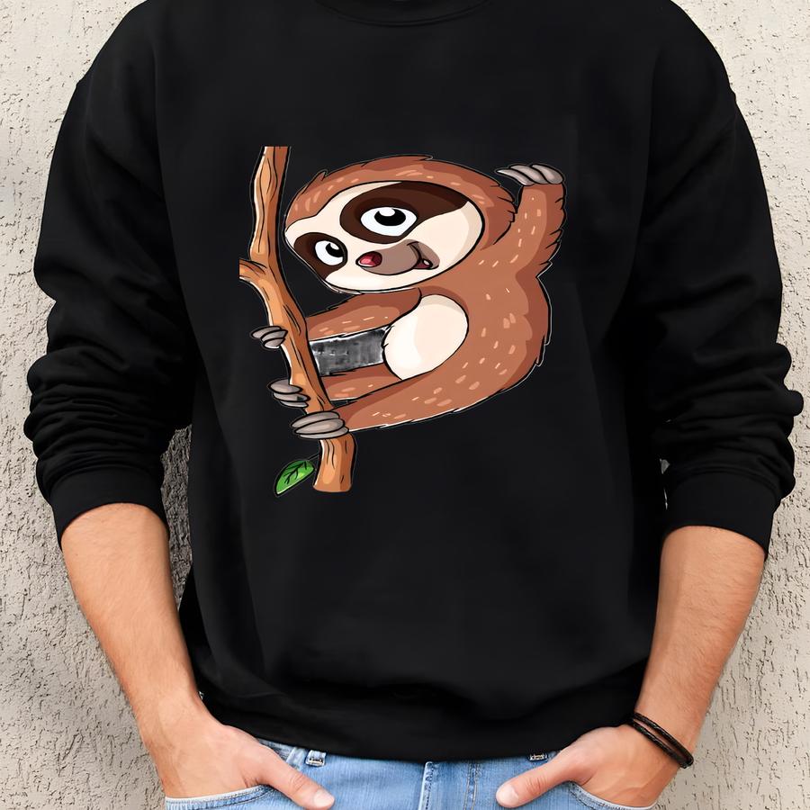 Sloth Pillowcase, Pillow - Custom Personalized Sloth Pillowcase, Great Birthday Gift Sweatshirt