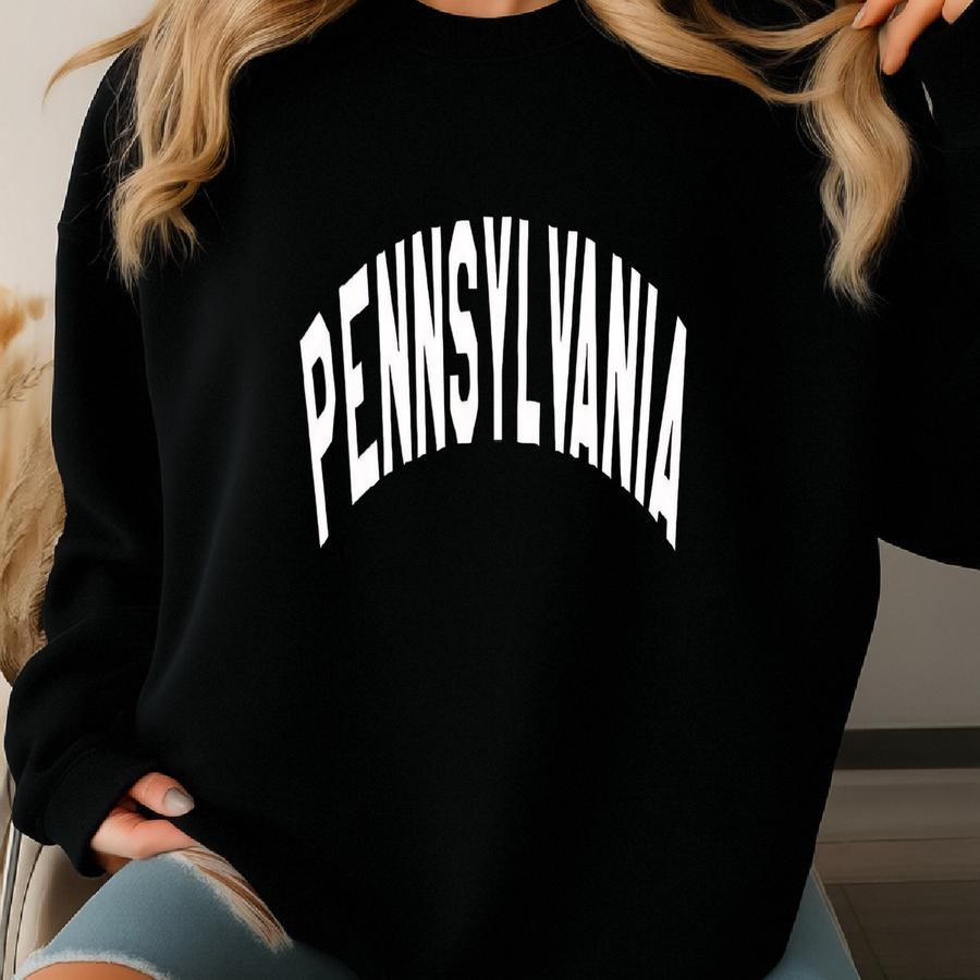 Pennsylvania Shirt, State Sweatshirt, Or Hoodie Sweatshirt