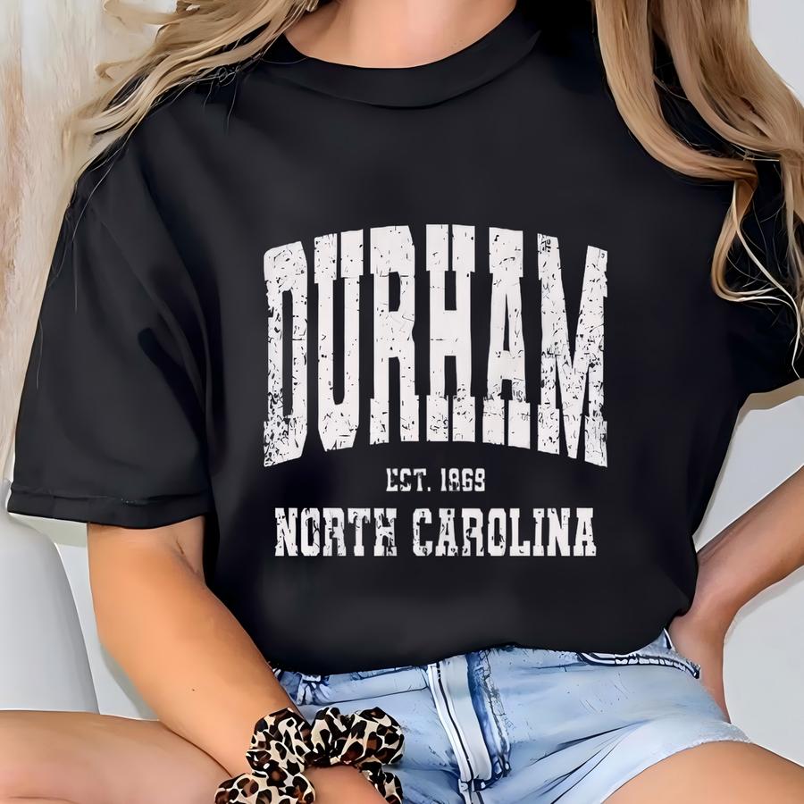 Durham, North Carolina Sweatshirt. Durham, Nc Vintage Unisex Crewneck Sweatshirt. Yc T-shirt
