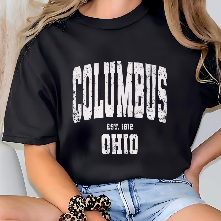 Columbus, Ohio Sweatshirt. Columbus, Oh Vintage Unisex Crewneck Sweatshirt. Yc T-shirt
