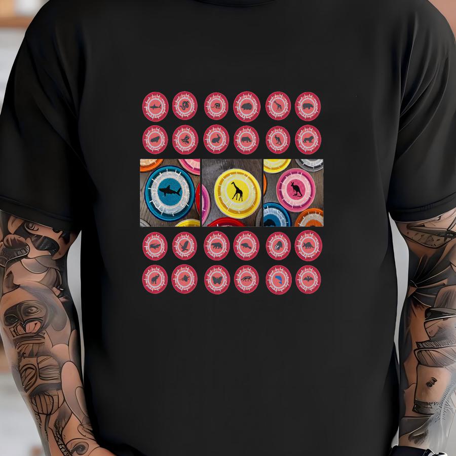 Digital File ----- Creature Power Disks Machine Y Design - Creature Power Suits --- 24 Animal Powers - Pes, Dst T-shirt