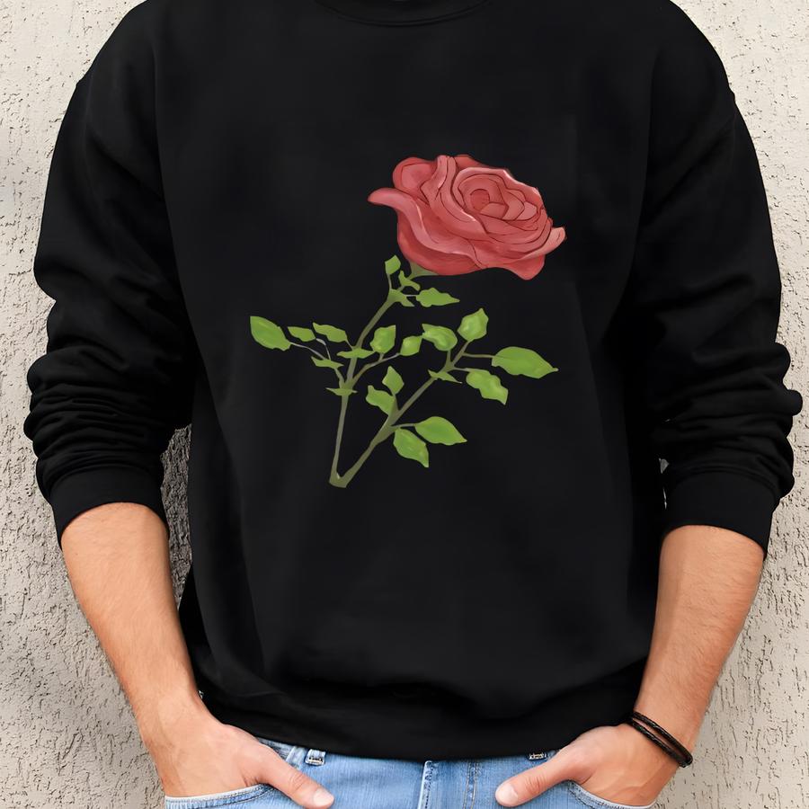 New York State Flower Hoodie Unisex - New York Pullover Hoodie Sweatshirt
