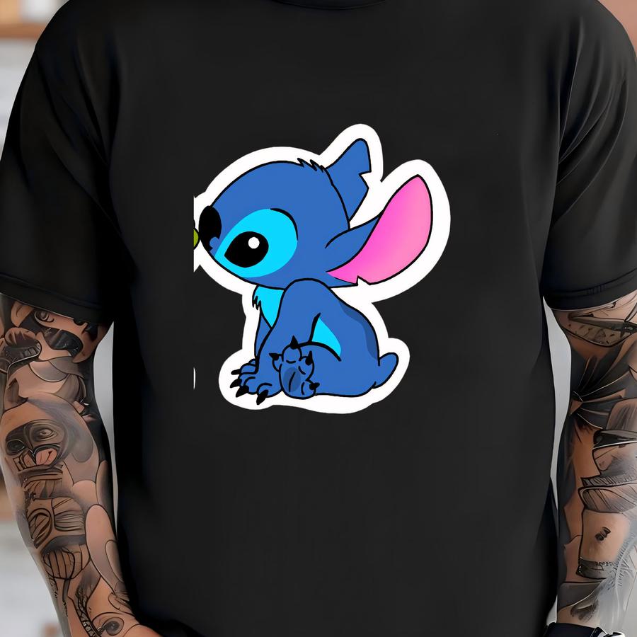 Baby Yoda And Baby Stitch Sticker | Mandalorian Lilo And Stitch Sticker | Water Bottle Computer Decal | Waterproof Sticker T-shirt