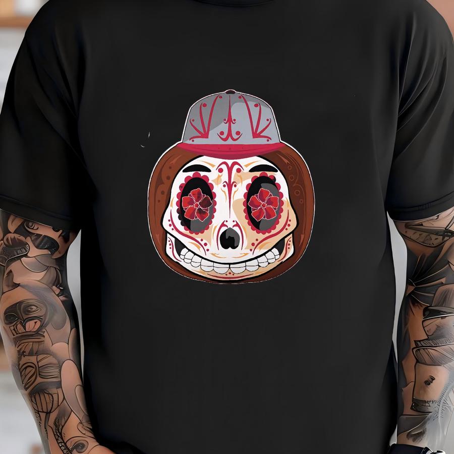 Ohio State Football Buckeye Sugar Skull Pillow 18 T-shirt