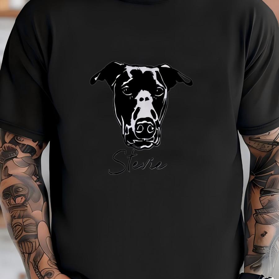 Custom Dog Sweatshirt | Dog Portrait Shirt | Custom Dog Sweater | Custom Dog Portrait | Dog Lover Gift | Dog Mom Shirt | Cat Lover Gift T-shirt