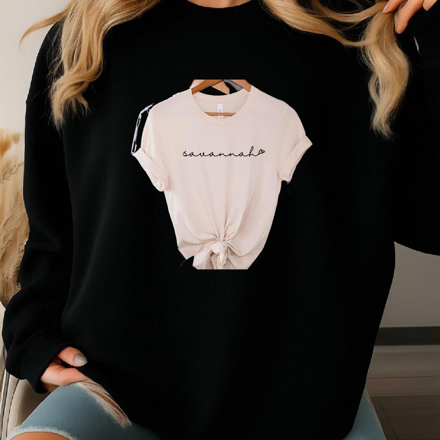 Savannah Love T-shirt - Savannah Georgia T-shirt - Savannah T-shirt - Savannah Wedding - Savannah Bachelorette - Savannah Gift For Women Sweatshirt