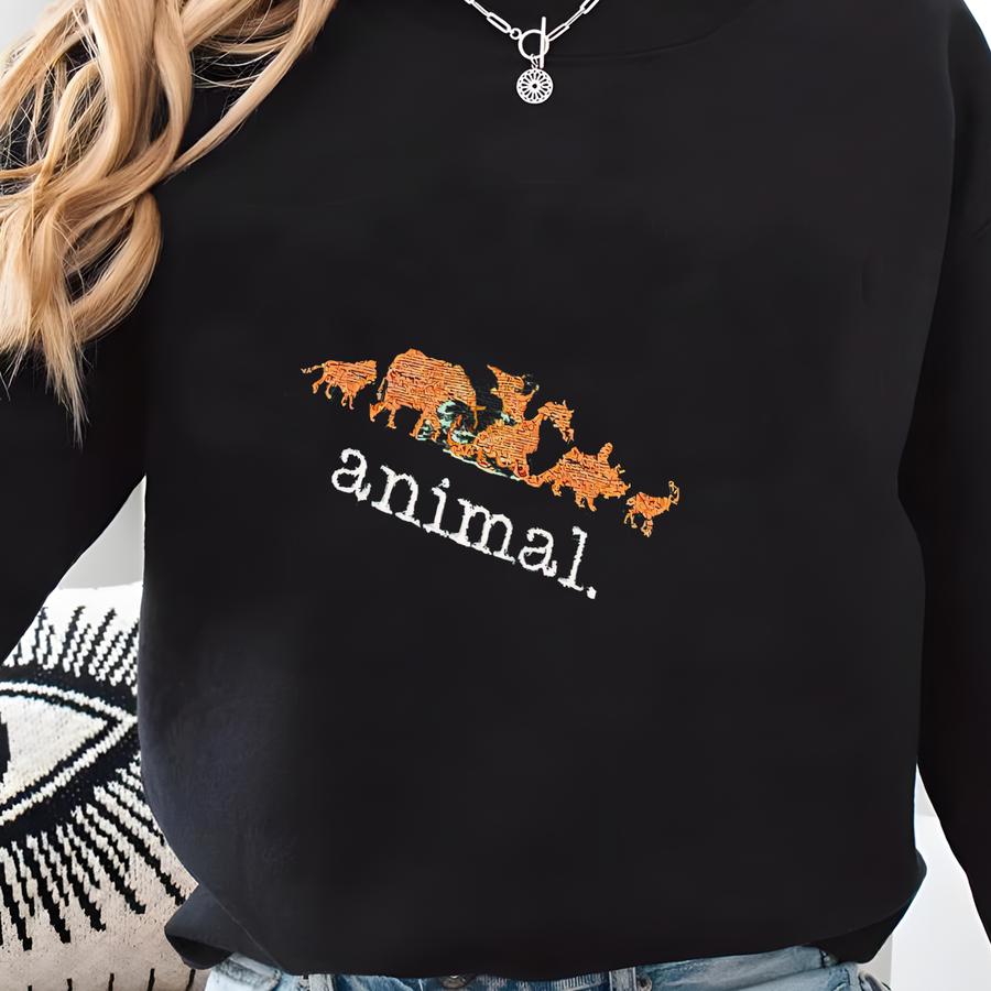 Animal Kingdom Sweatshirt | Y Dak, Animal, Tree Of Life World | Parks Sweatshirt | Apparel Sweatshirt