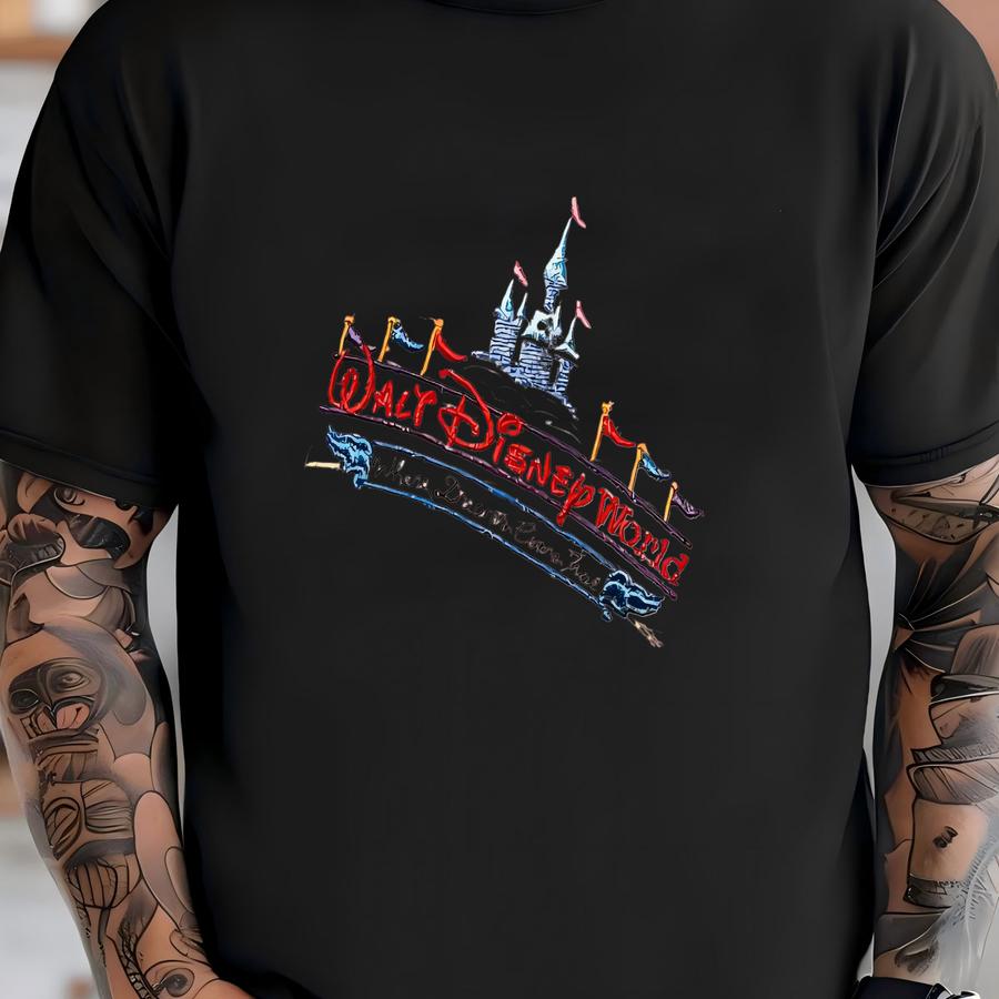 Walt World Entrance Sweatshirt | Y World Sign | Parks Sweatshirt | Apparel T-shirt