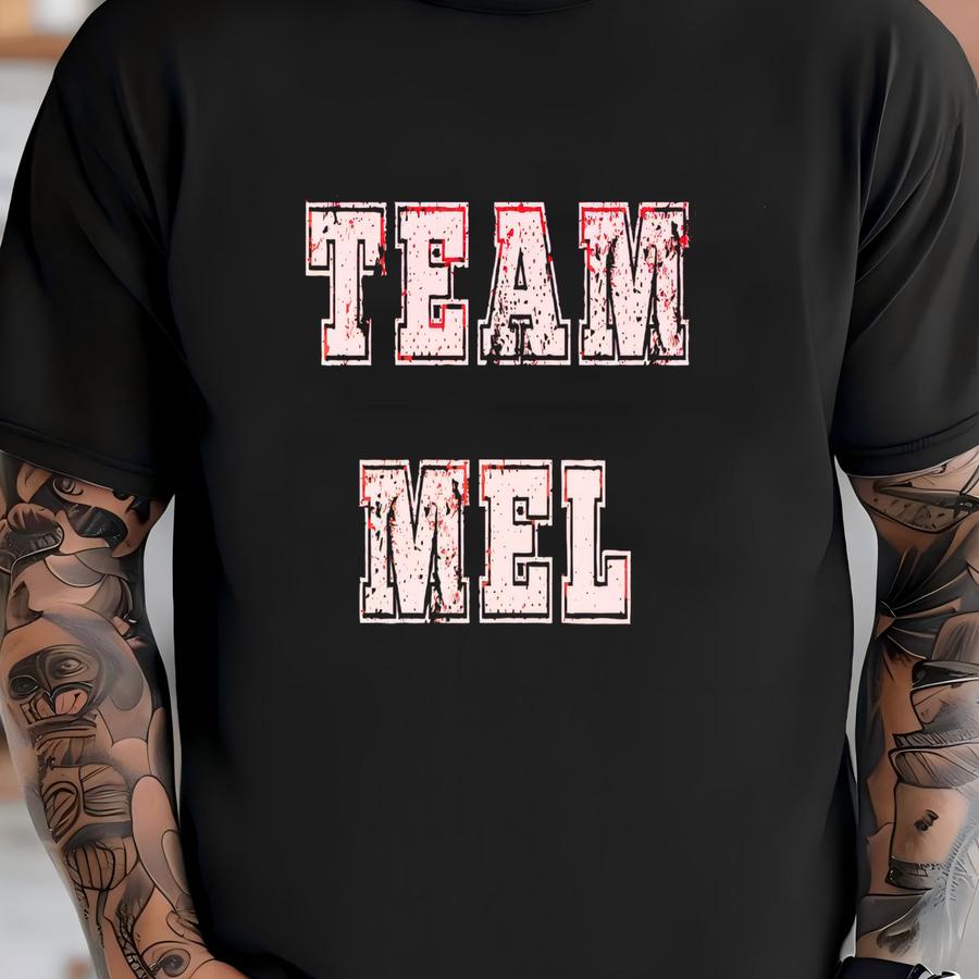 Mel And Jack Shirt Team Mel Jack's Bar Hoodie River Tv Show Inspired Fan Tee Shirt For Women Men Valentine's Day Hoodie Valentine Gift T-shirt