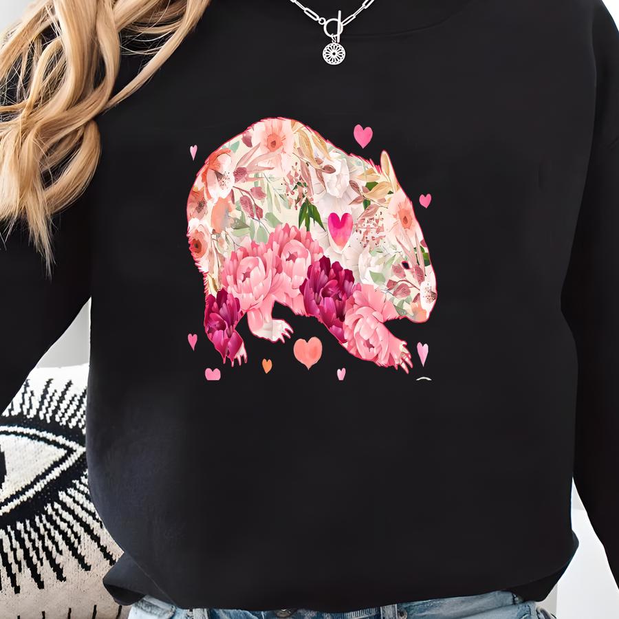 Just A Girl Who Loves Wombats Flower Shirt / Wombat Shirt / Wombat Gifts / Wombat Lover Gift / Wombat Design / Tank Top / Hoodie Sweatshirt Just A Girl Who Loves Wombats Flower Shirt / Wombat Shirt / Wombat Gifts / Wombat Lover Gift / Wombat Design / Tank Top / Hoodie Sweatshirt