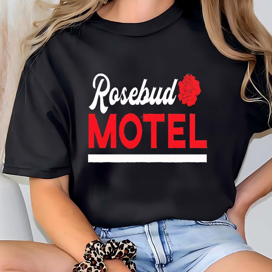 Rosebud Motel Tee, Rosebud Motel Shirt, Ew David Shirt, Handcrafted With Care, David Rose, Schitts Creek Shirt, Rose Apothecary T-shirt
