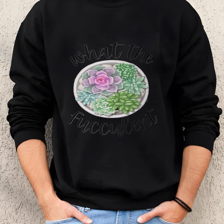 Succulent Mug - Plant Lover Coffee Mug Gift Sweatshirt
