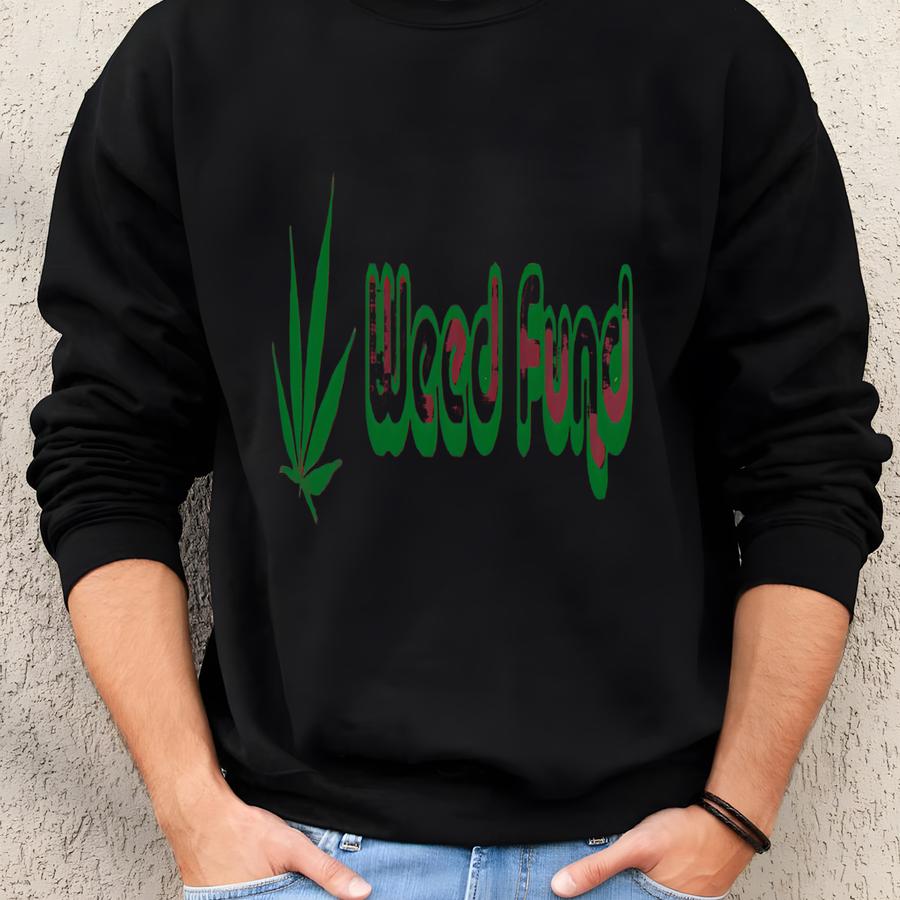 Fund Zippered Money Pouch // Bank // Pot // Money Stash // Stash // Rainy Day Fund Sweatshirt