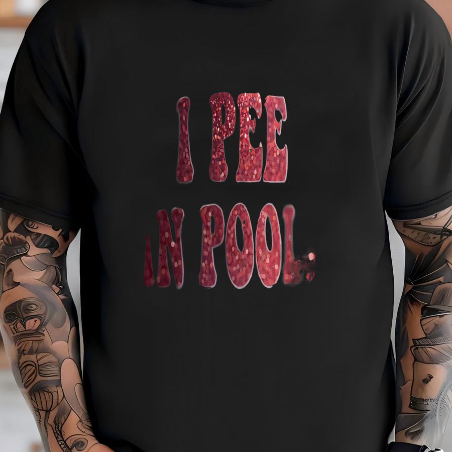 I Pee In Pools Foam Trucker Hat: Funny Summer Accessory T-shirt