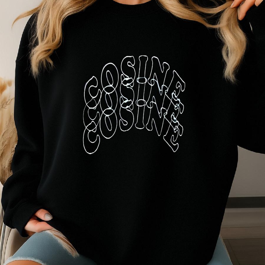 Vintage Japanese Brand Cosine Spellout Sweatshirt L Size Sweatshirt