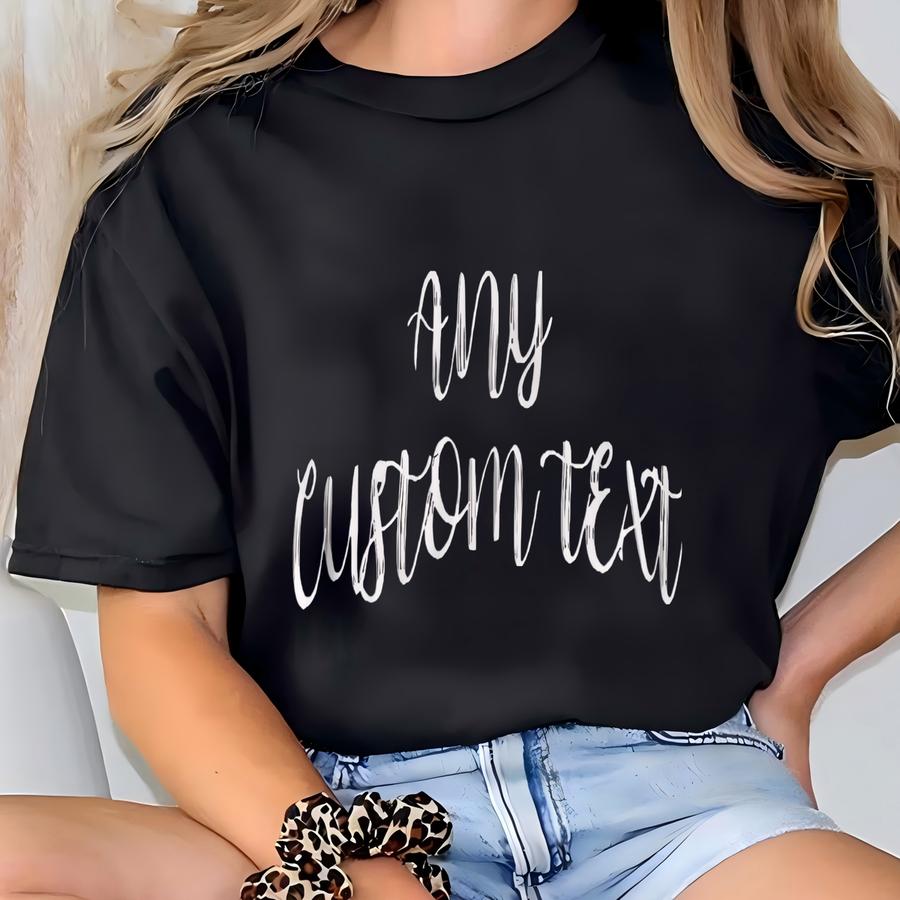 Champion Brand Personalised Sweatshirt | Custom Text Sweater | Branded Premium Sweaters | High Quality Sweatshirts T-shirt