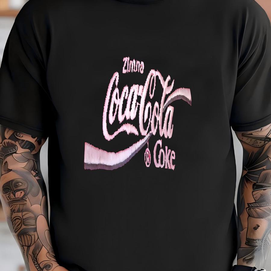 Vintage Zimno Coca Cola Coke Snapback Hat Red  Shirt