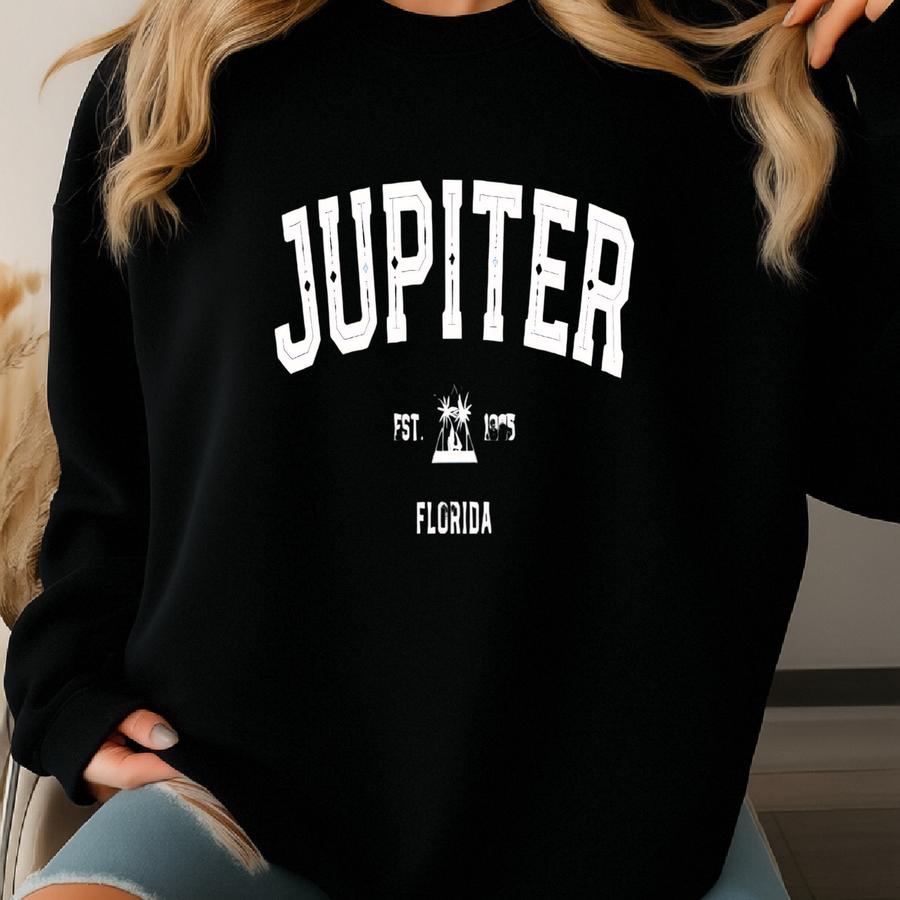 Jupiter Crewneck Sweatshirt - Jupiter Florida - Jupiter Sweatshirt - Jupiter T-shirt - Florida Sweatshirt - Jupiter Shirt - Jupiter Crewneck Sweatshirt