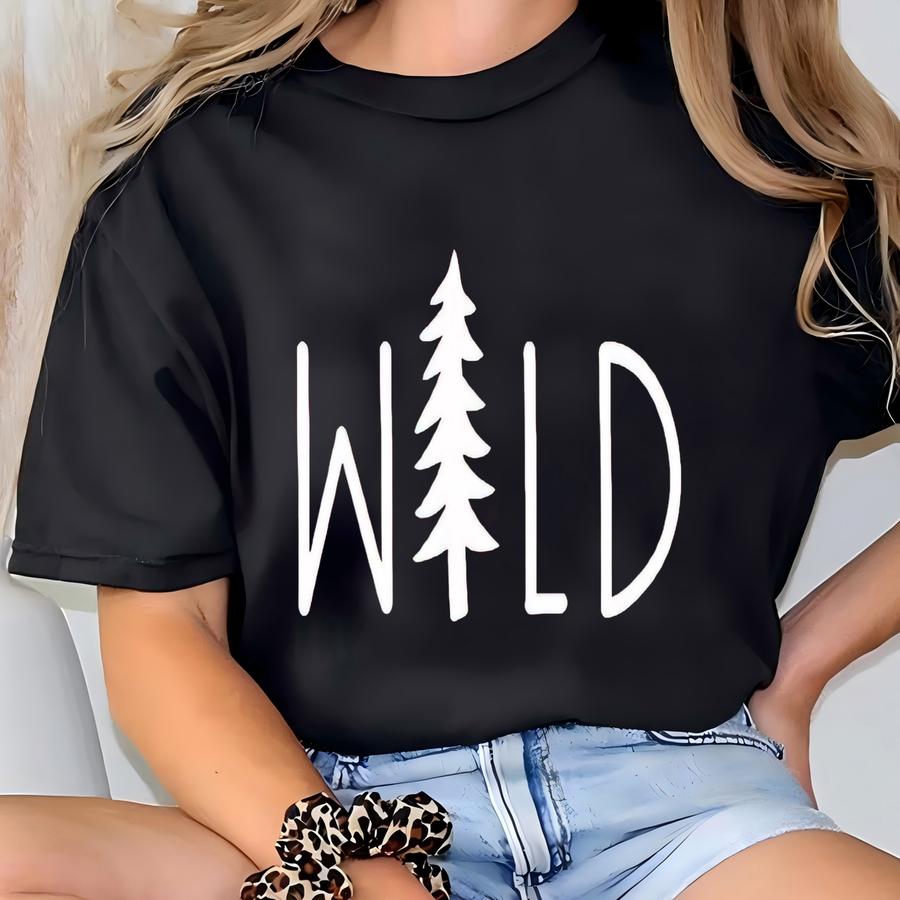 Wild Toddler Shirt - Toddler Girl Shirt - Toddler Boy Shirt - Boho Toddler - Graphic Tee - Toddler Outdoor Boho Shirt -toddler Graphic Shirt T-shirt