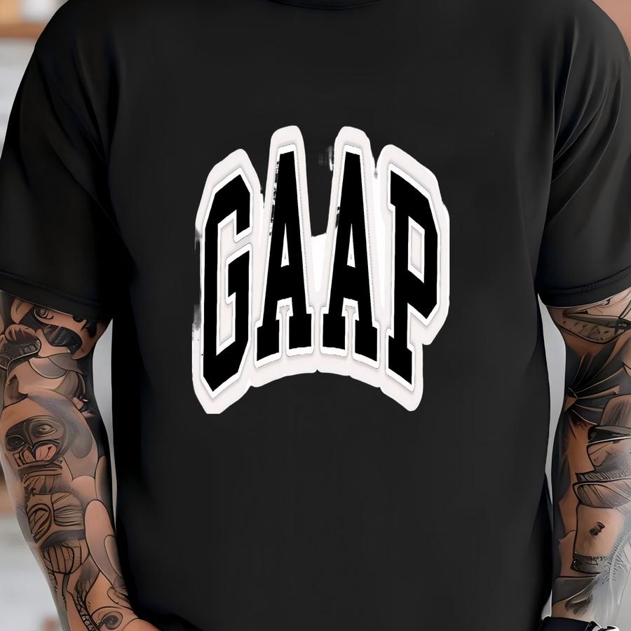 Gaap - Funny Accountant Sticker, Accountant Gift Sticker, Cpa Gift, Accounting Sticker, Funny Accounting Gift - Kiss-cut Stickers T-shirt