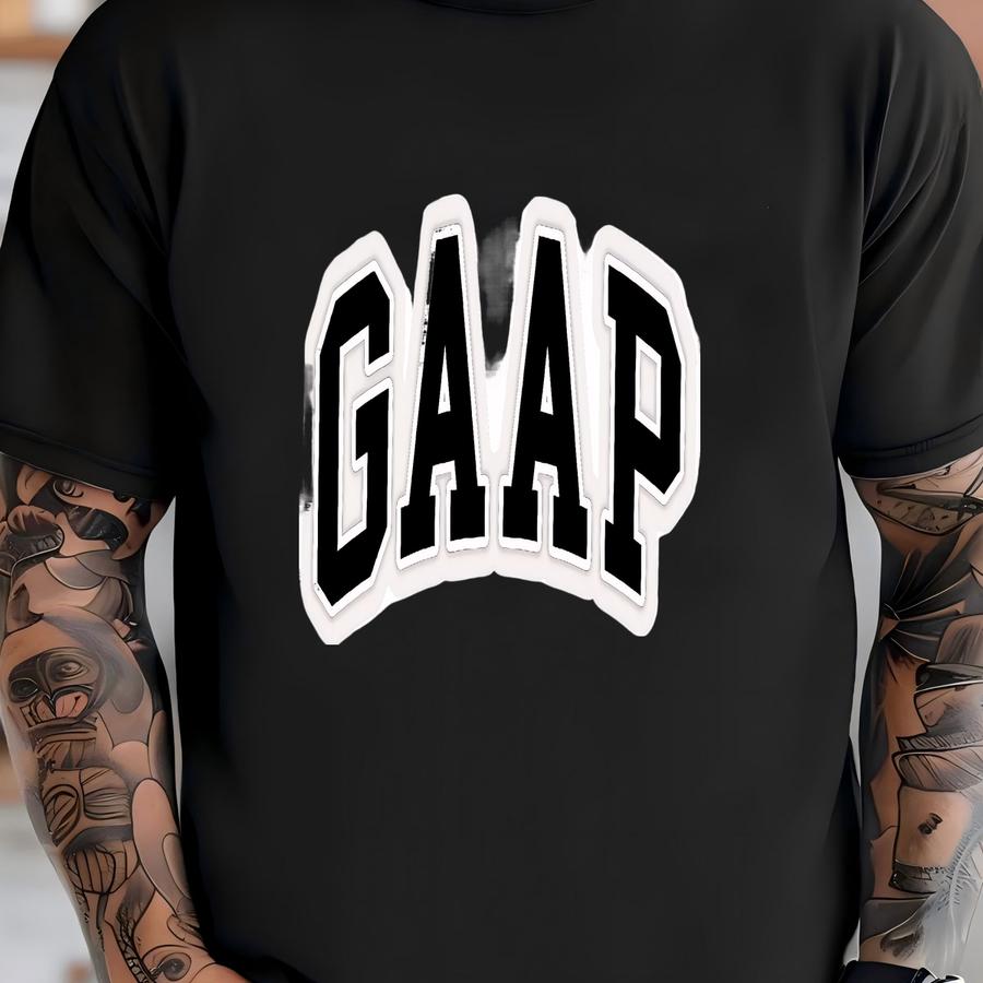Gaap - Funny Accountant Sticker, Accountant Gift Sticker, Cpa Gift, Accounting Sticker, Funny Accounting Gift - Kiss-cut Stickers T-shirt
