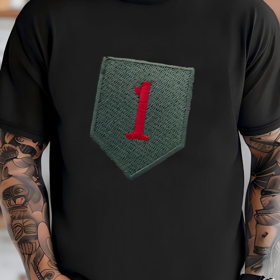 1st Infantry Division- Big Red 1 Hat T-shirt