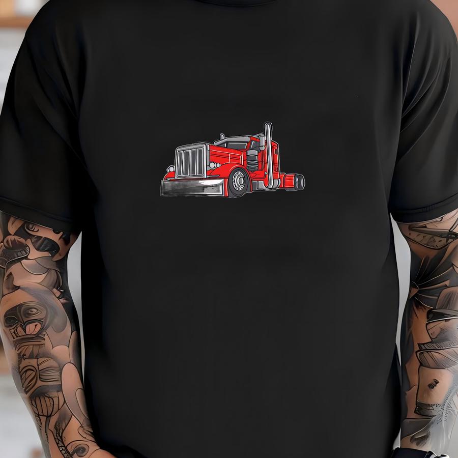 Best Trucking Dad Shirt, Funny Trucker Dad Hoodie, Trucker Fathers Day, Tank Top, Hoodie, Sweatshirt, Long Sve T-shirt