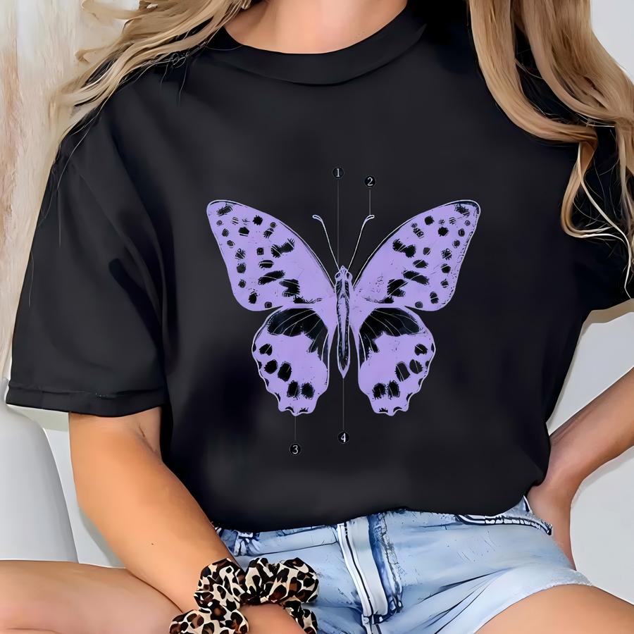 Butterfly Shirt, Butterfly Insect Shirt, Cute Butterfly Shirt, Graphic Tee, Animal Shirt, Women's Shirt, Mom Shirt, Butterfly Lover Shirt T-shirt