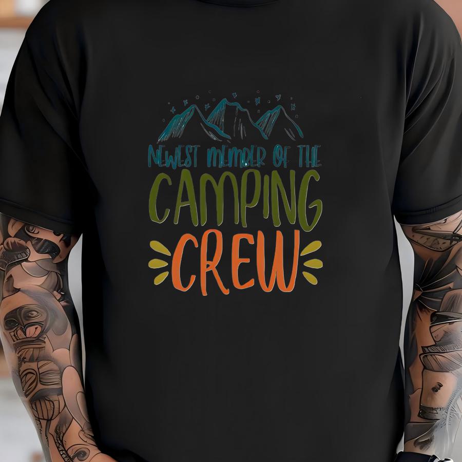 New To The Camping Crew Baby ® - Camping Baby Gift - Cute Adventure Bodysuit T-shirt