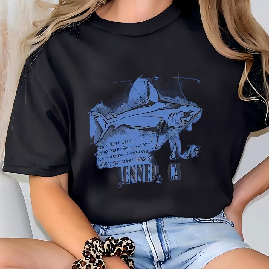 Vintage Jenner California Sweatshirt M Size Blue Colour T-shirt