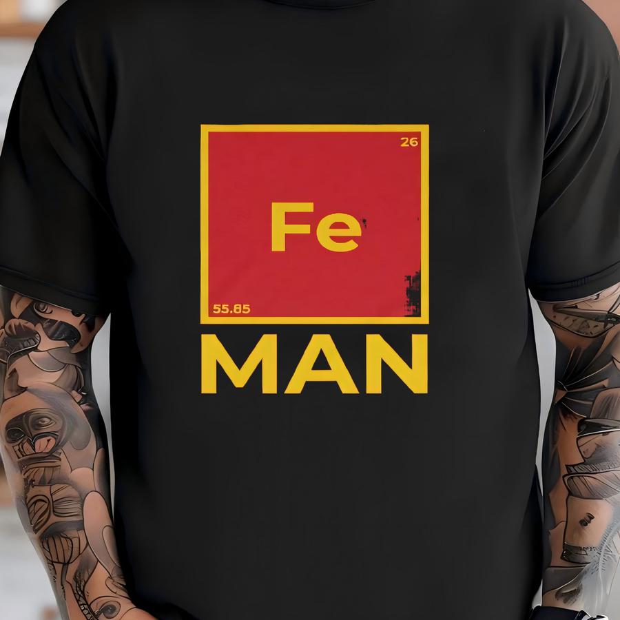 Iron Man Long Sve Hoodie, Funny Iron Man Long Sve Shirt, Funny Science Long Sve Tee - Long Sve Tee T-shirt