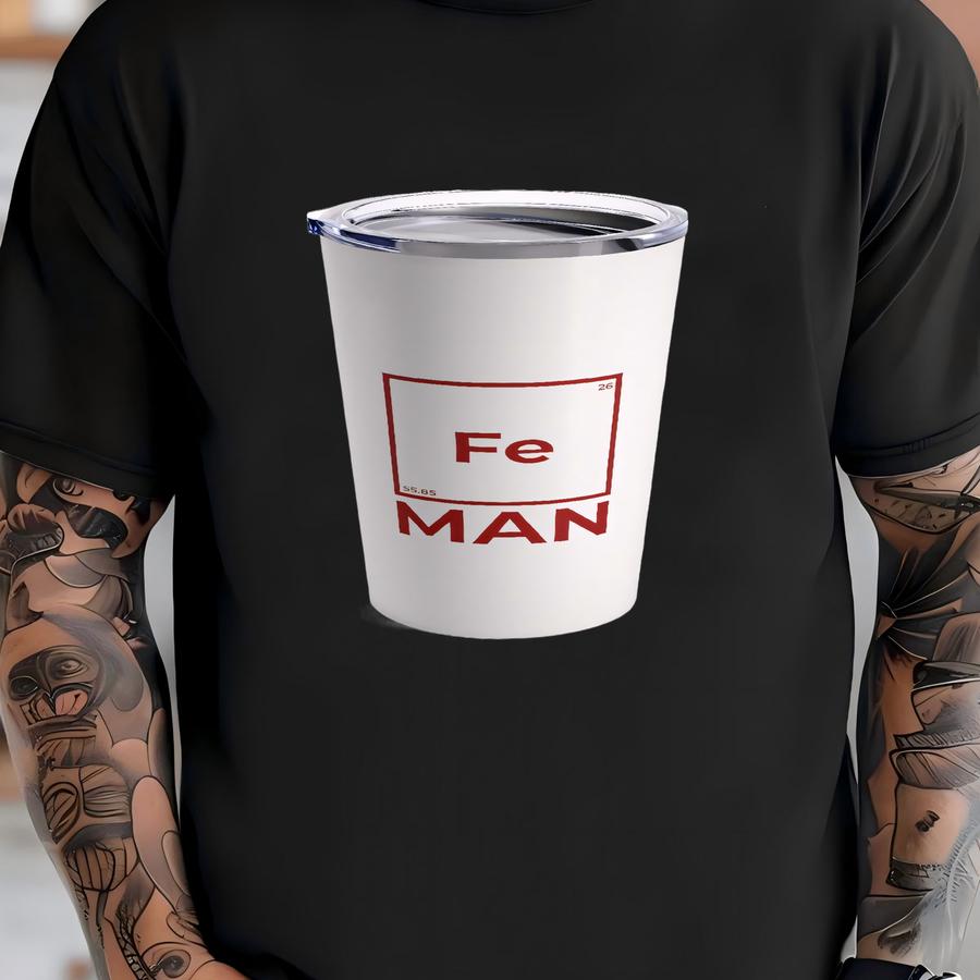 Iron Man Tumbler, Funny Iron Man Cup, Funny Science Tumbler - Tumbler 20oz T-shirt