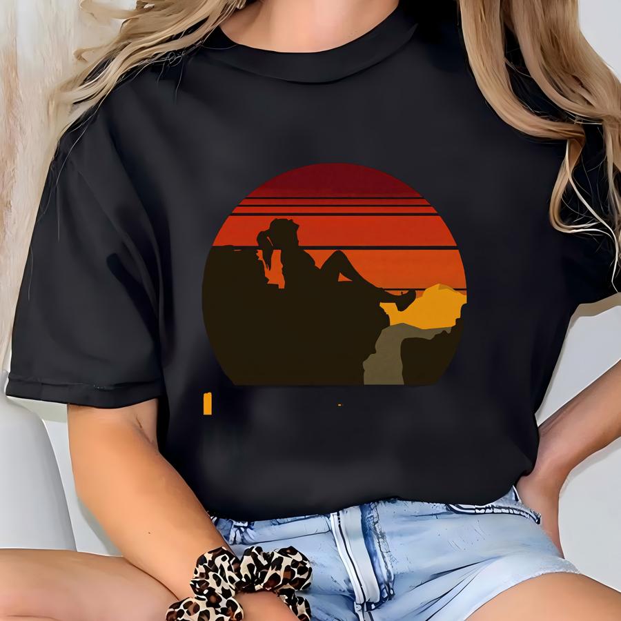 The Mountain Is My Therapy - Mountain Themed T Shirt, Hiking Tees, Outdoor Shirts, Wilderness Graphic Tee, Cool Outdoors Print, Retro Print T-shirt