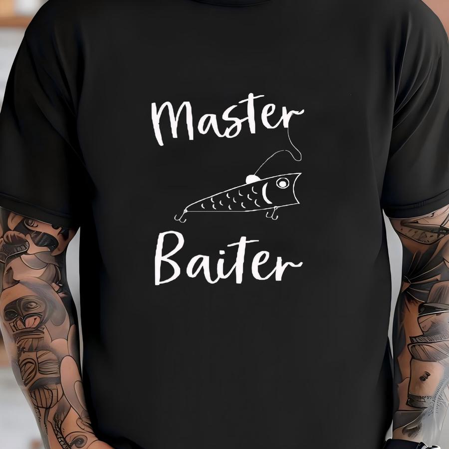 Master Baiter Mask, Joke Fishing Gifts, Funny Bass Fishing Mask, Funny Fishing Mask, Gift For Fisherman - Snug-fit Polyester Face Mask T-shirt