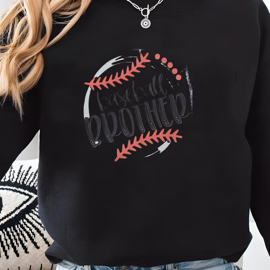 Baseball Brother Bleached Shirt | Kids Bleached Shirt | Sweatshirt