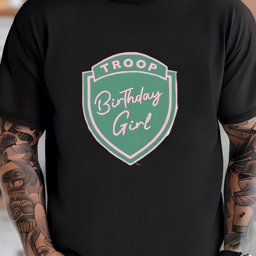 Troop Birthday Shirt, California Birthday, Cali Girl Bday, Movie Theme Birthday, Patch Shirt, Beverly Hills Birthday, 80s Birthday Tshirt T-shirt